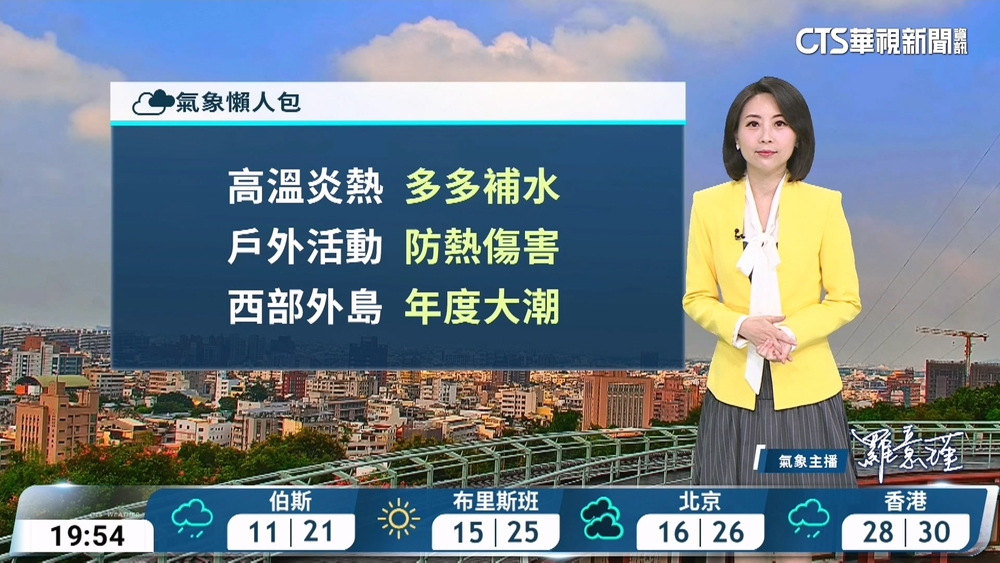 颱風外圍雲系花東屏陣雨　東半部恆春半島留意長浪