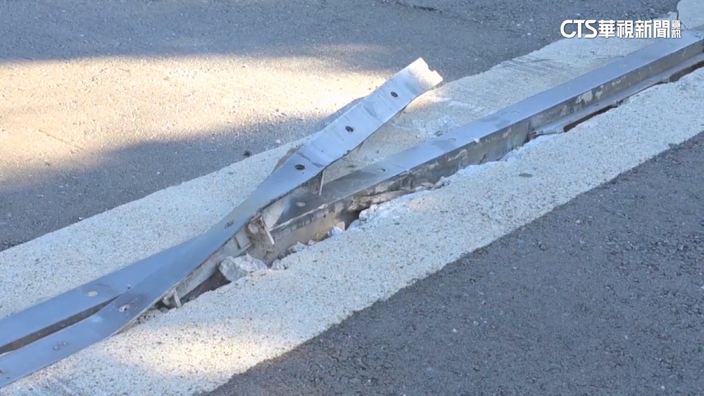 台62線角鋼伸縮縫翹起　上班尖峰刺破多車輪胎