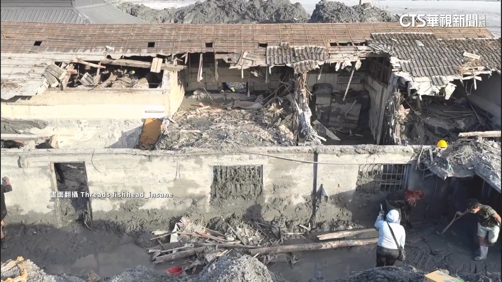 佛祖街清淤「宛如遺跡出土」　花縣府統計：40戶災民不續住