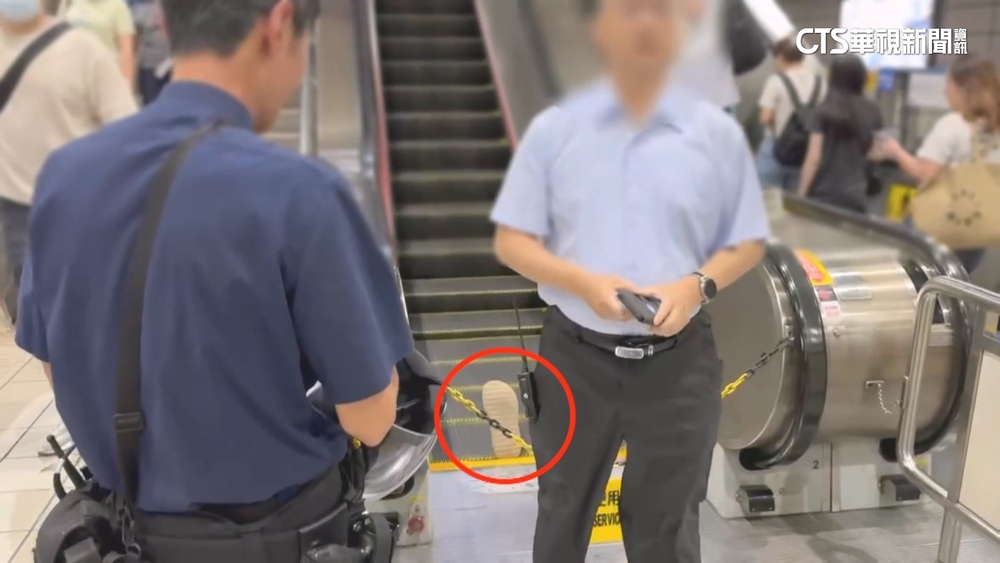 膠鞋卡縫隙惹禍！北捷新埔站電扶梯自動暫停　4人摔傷