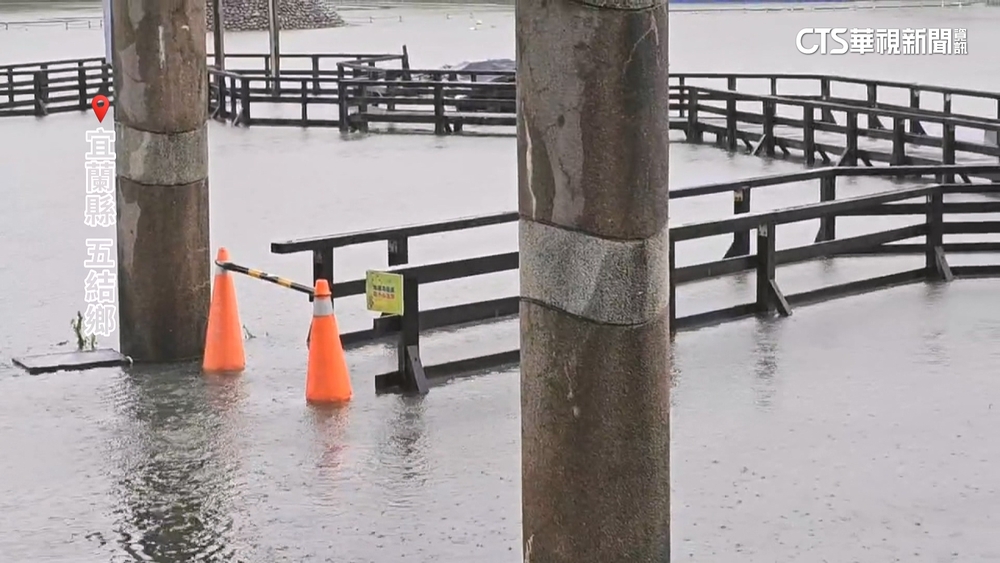 連日豪雨.大潮影響！　宜蘭多處傳出淹水災情