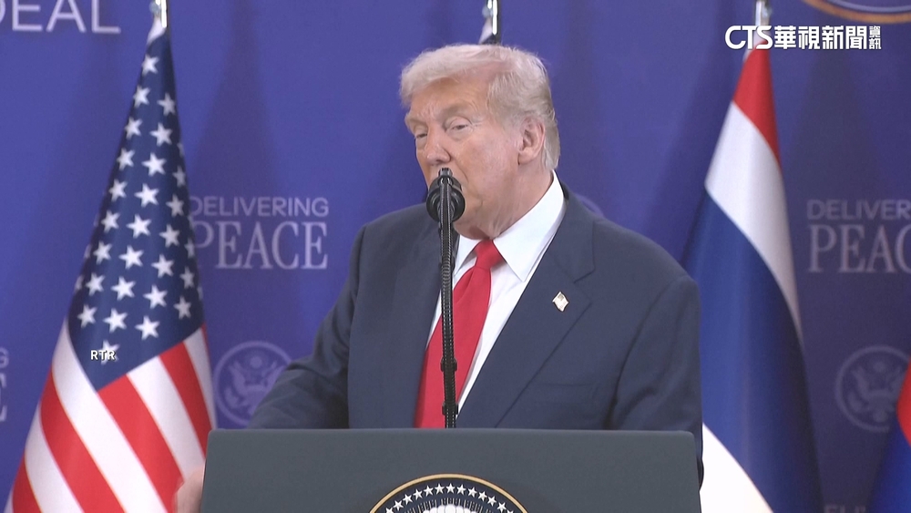 馬來西亞當地舞團熱情接機　川普嗨跳「招牌舞步」