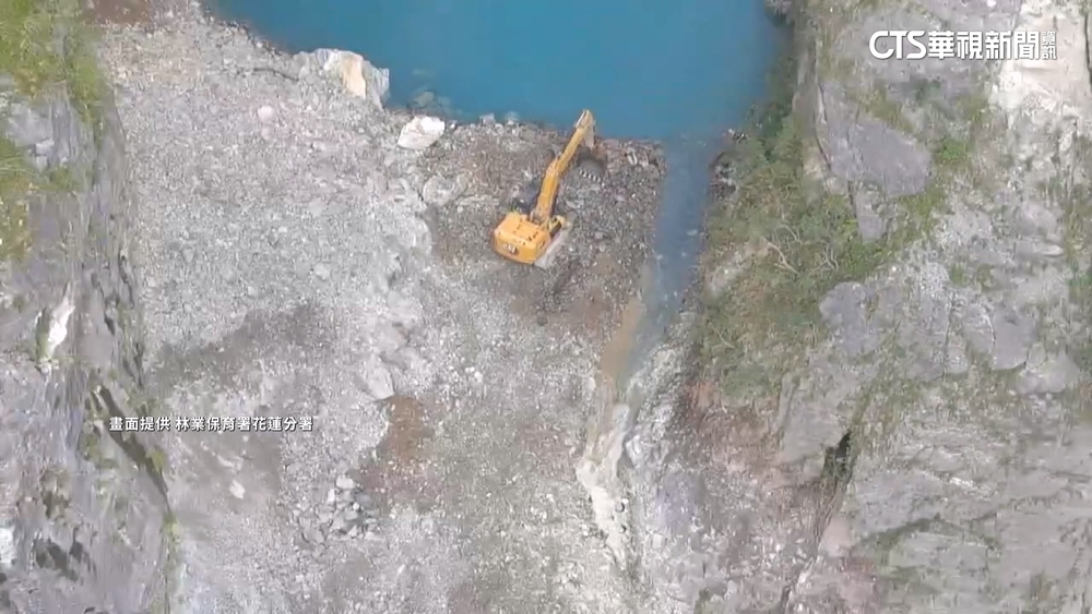 燕子口堰塞湖引流奏效！　魯丹橋積水大退2公尺