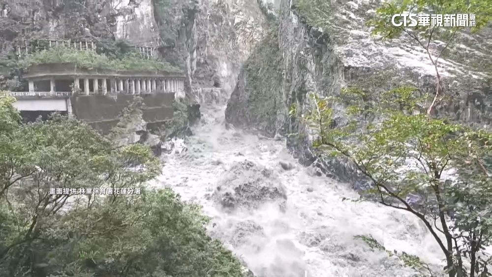 立霧溪堰塞湖潰決　秀林鄉.民樂部落緊急撤離