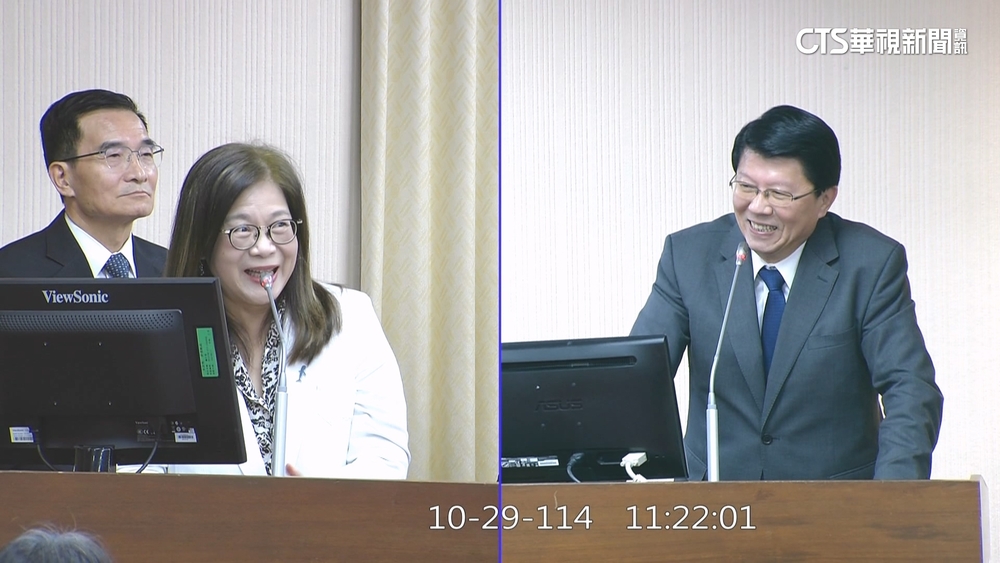 謝龍介「認錯人」狂問堰塞湖　管碧玲笑喊：我不是劉部長