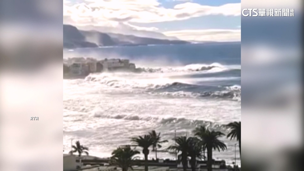奪命巨浪襲擊西班牙田尼利夫島　3人罹難15人傷