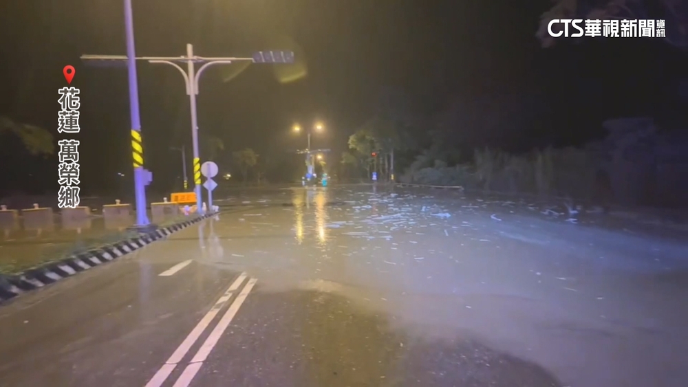 馬太鞍溪暴漲「泥水漫台9線」　萬榮鄉明利村急撤離