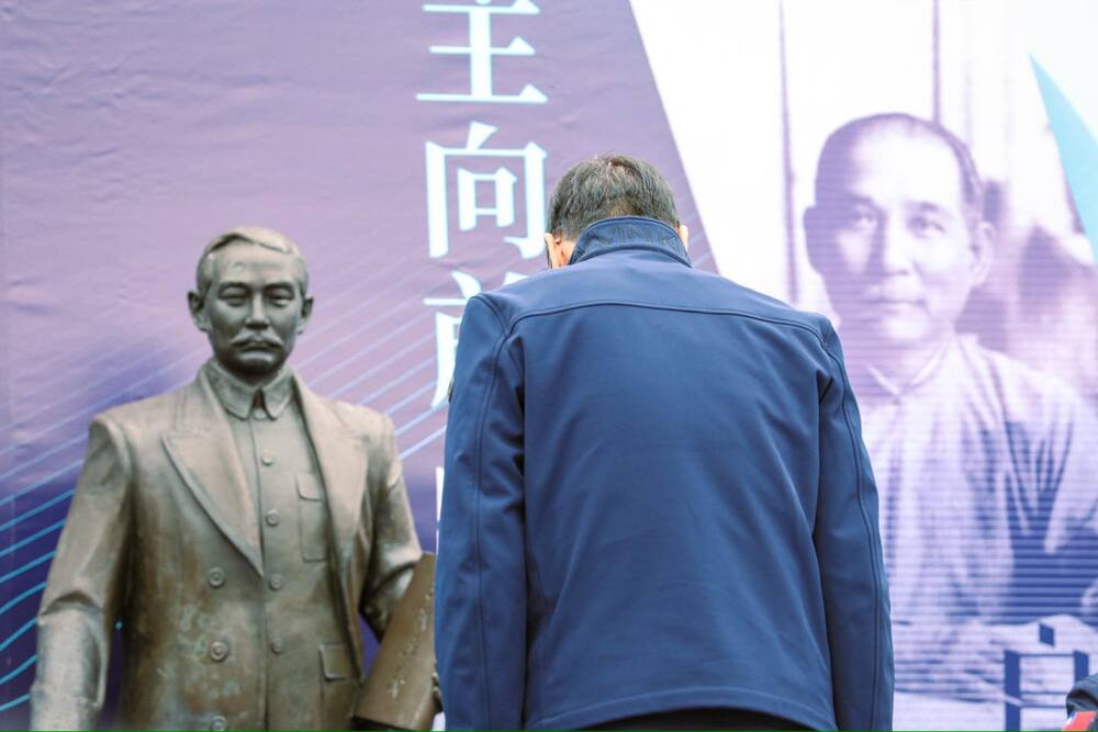 國父誕辰紀念日　朱立倫喊「感念先賢先烈」：國民黨堅定捍衛中華民國