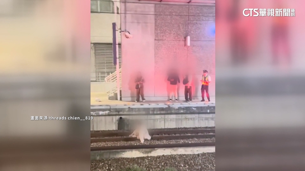 不滿站務員吹哨　女子抓狂跳下月台　遭依鐵路法送辦