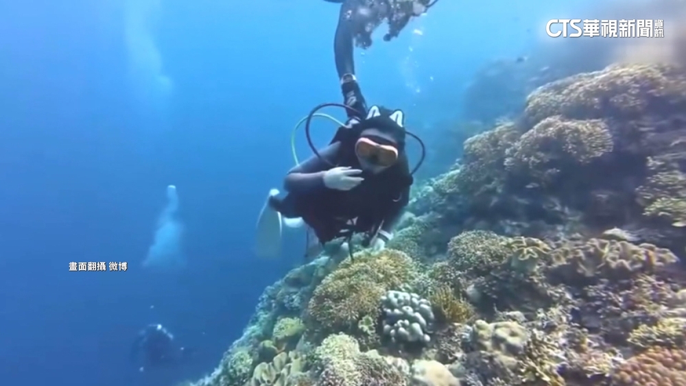 危險當有趣！中國網友偷關潛友氧氣瓶PO文炫耀挨轟