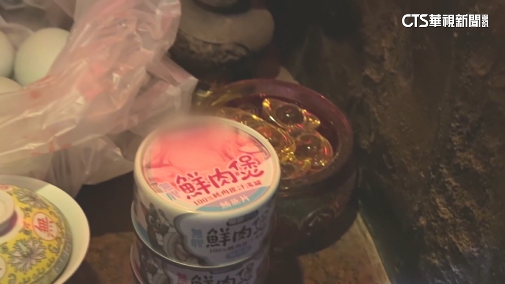 信徒拿「貓罐頭」拜　虎爺生氣大發爐　廟方：祂不是貓