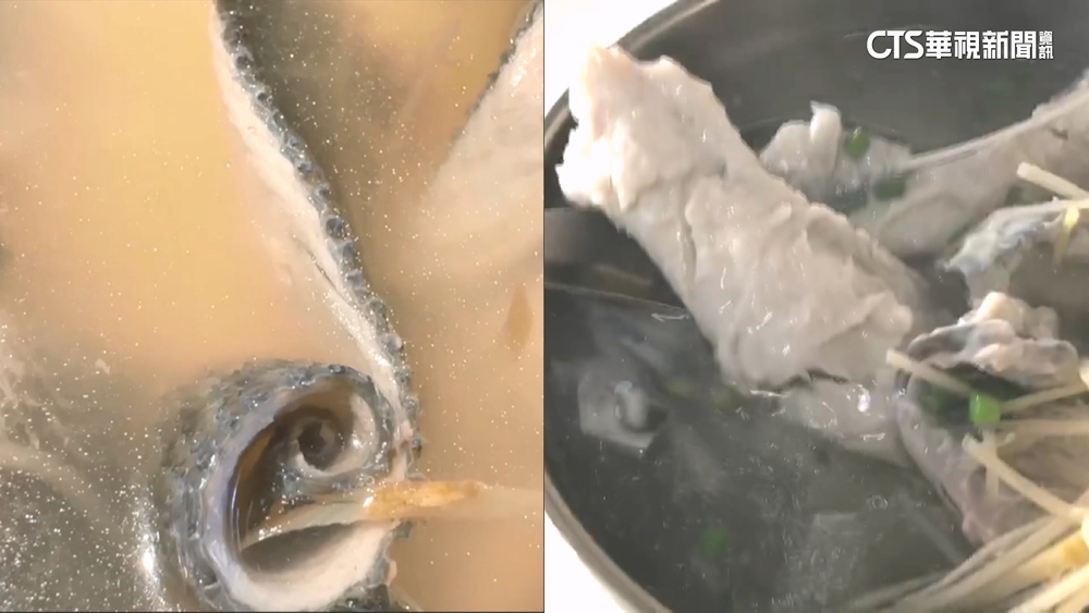 台南虱目魚皮湯有分...　「生.熟魚皮」口感大不同