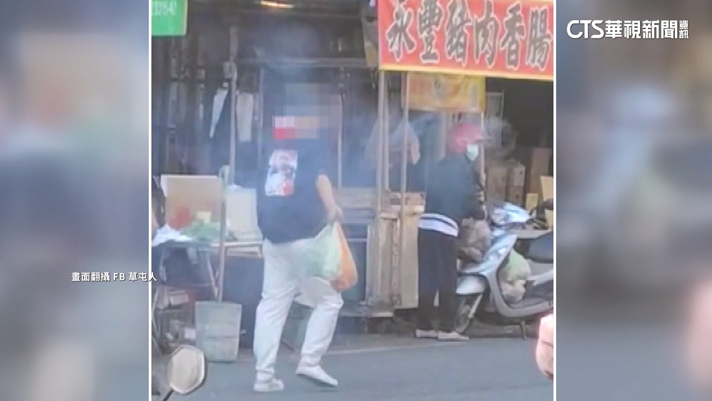 闖市場亂放沖天炮！　男一路「炸街」引恐慌　攤商嘆擾民