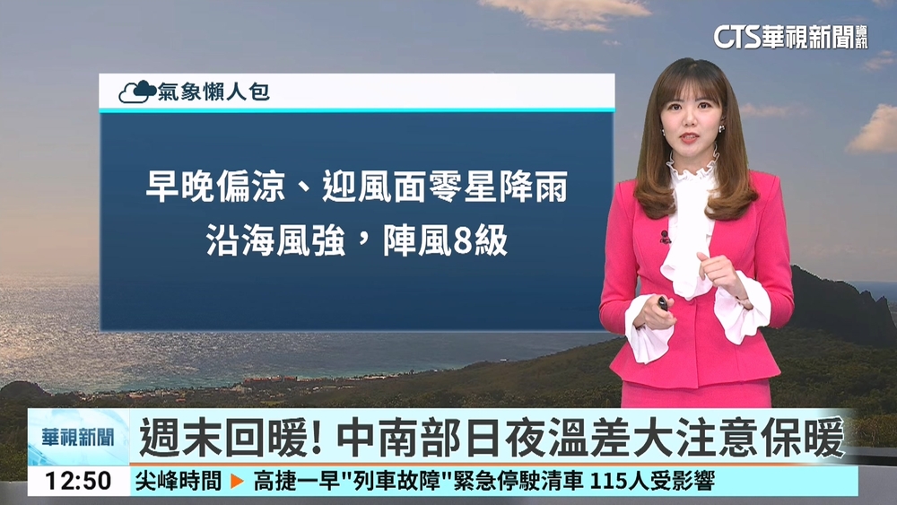 東北季風影響！全台偏涼　北東有局部雨