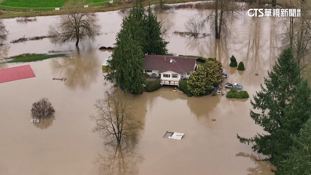 華盛頓州暴雨引發破紀錄洪災　估10萬人將撤離