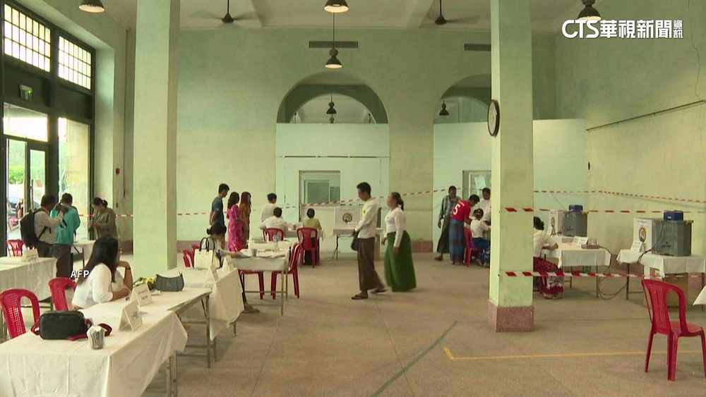 睽違五年！　緬甸再辦全國大選　2小時僅100人投票