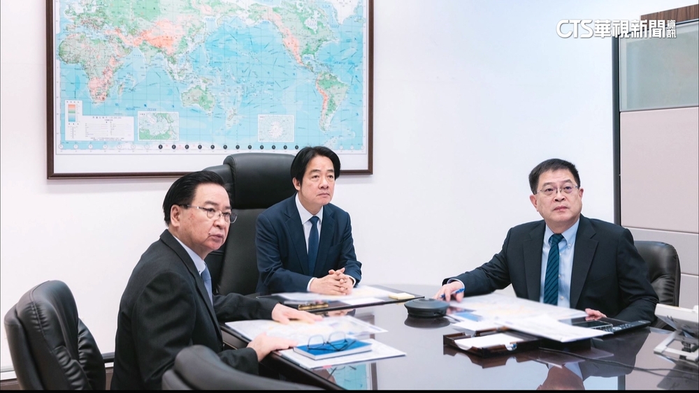 應對中共軍演國防部「超前部署」　賴清德視訊掌握動態