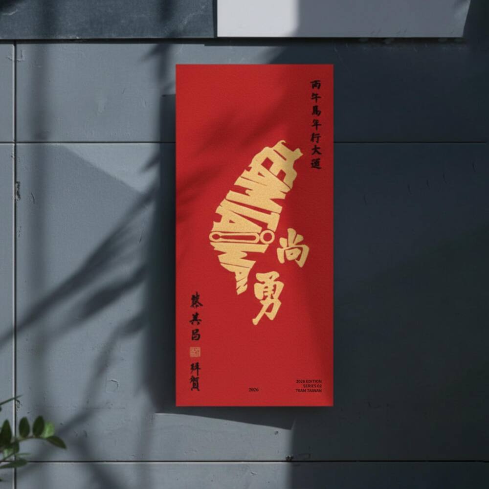 「Team Taiwan尚勇」新年春聯票選結果出爐！　蔡其昌宣布「開始印製」徵求200個發放點