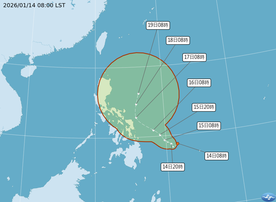 今年第1號颱風「洛鞍」將生成！　預估路徑、侵台機率曝光