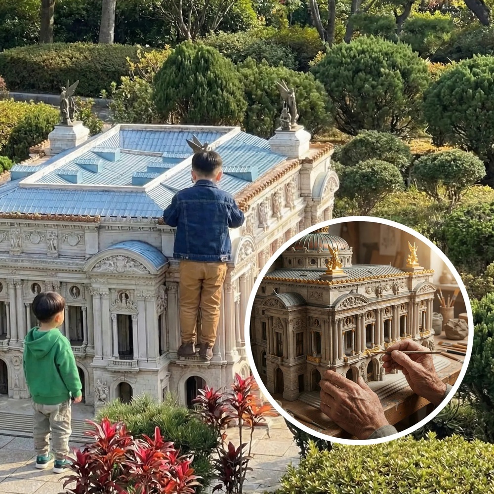 孩童闖迷你建築區踩踏、攀爬　全網氣炸　小人國發聲：這不只是維修問題