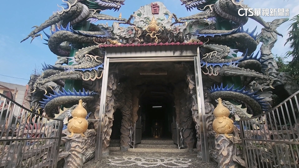 跳脫雕梁畫棟格局　古坑觀音廟宇走「山洞風」