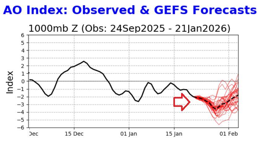出現「負北極振盪」訊號！北極冷空氣外流　台灣也在影響範圍