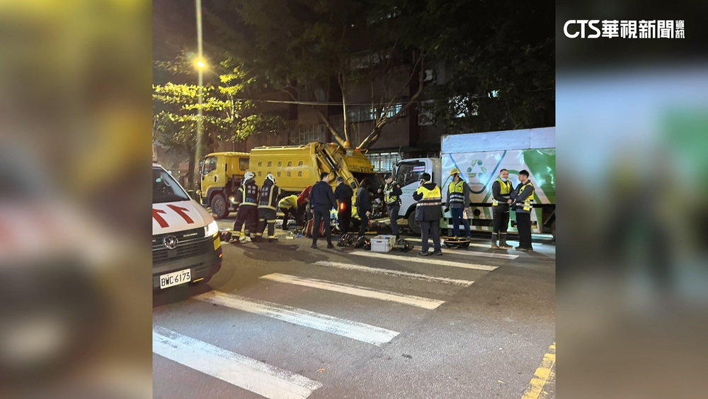 回收車駕駛突暈厥追撞垃圾車　7傷送醫.78歲婦不治