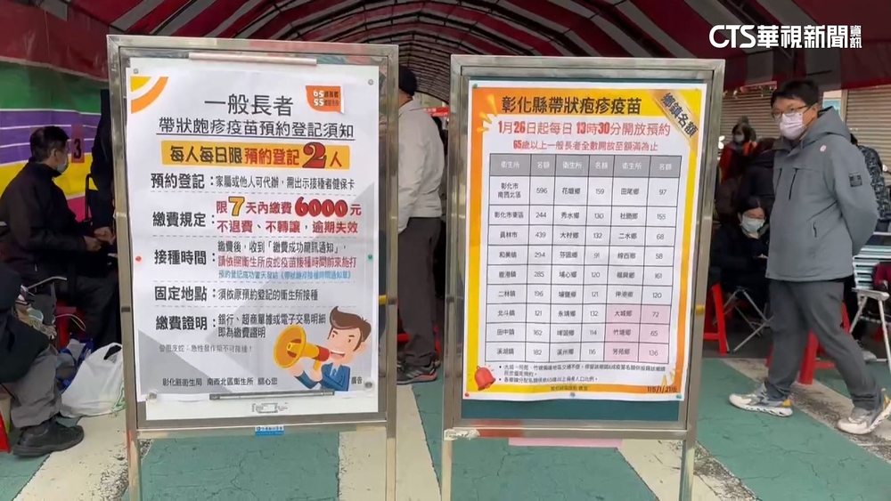 排人龍！補助皮蛇疫苗省1萬2　代排收500元怨不划算