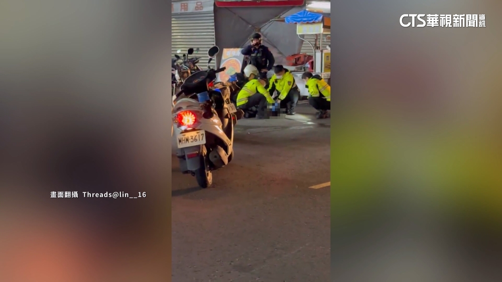 醉男深夜擾安寧　一度「攻擊警消」遭壓制管束