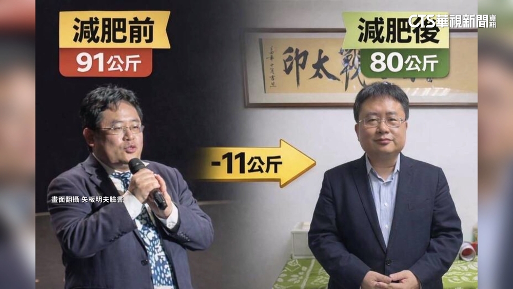 1個月瘦11公斤！　矢板明夫曝「3大祕密武器」